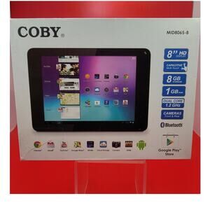 Coby Kyros Touchscreen Wi-Fi Tablet MID8065-8 Black Open Box